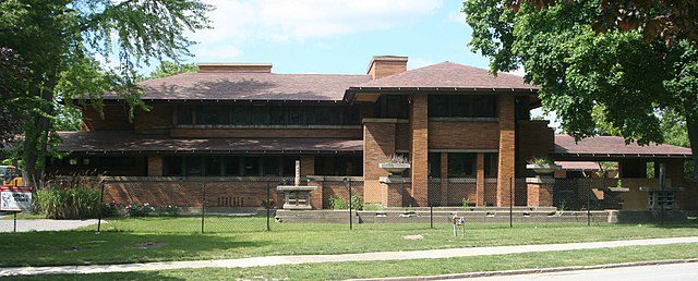 "Darwin D. Martin House," by Frank Lloyd Wright.