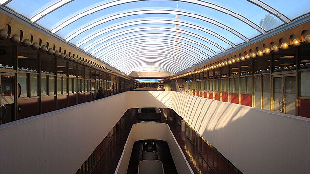 "Marin Civic Center," by Frank Lloyd Wright.