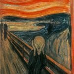 "The Scream," by Edvard Munch.