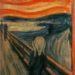 "The Scream," by Edvard Munch.
