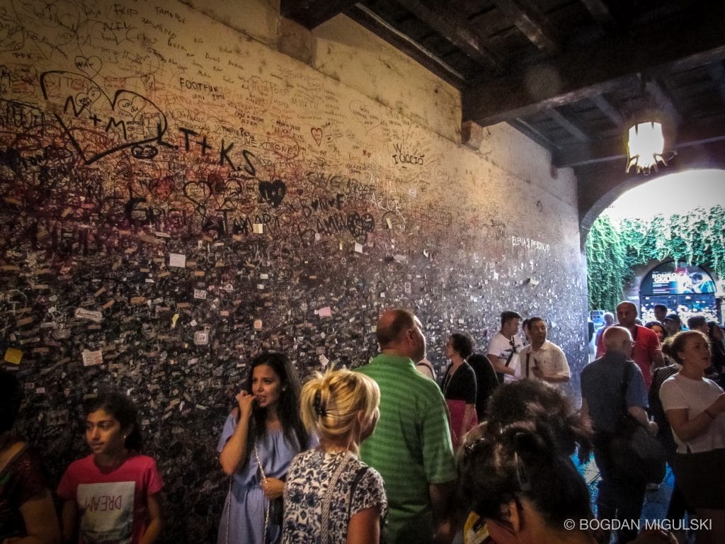 Juliet's House in Verona, Italy.