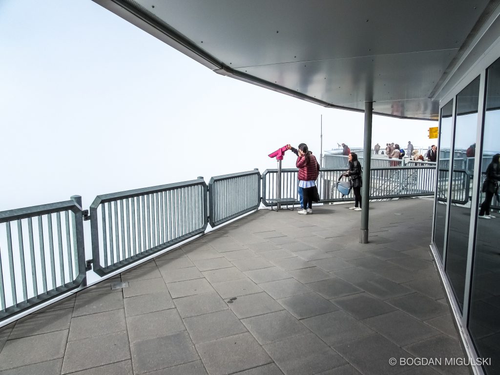 Schilthorn observation deck.