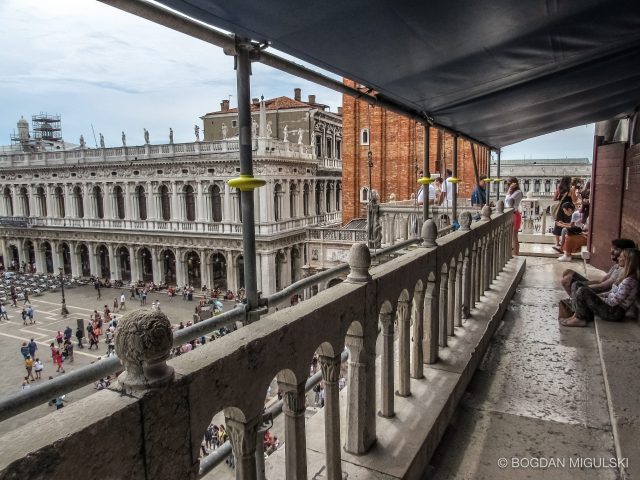 Hanging Out on the Loggia of San Marco Basilica