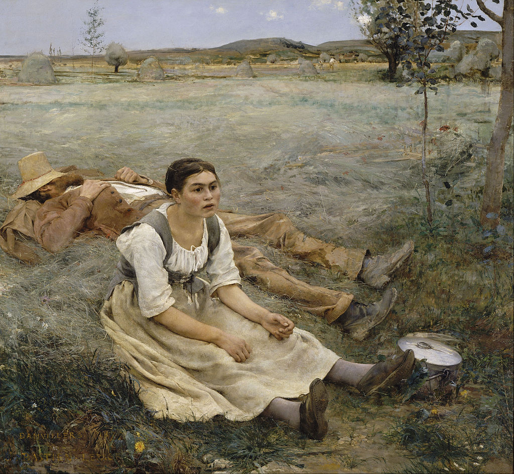 Inspiration: “Haymaking,” by Jules Bastien Lepage