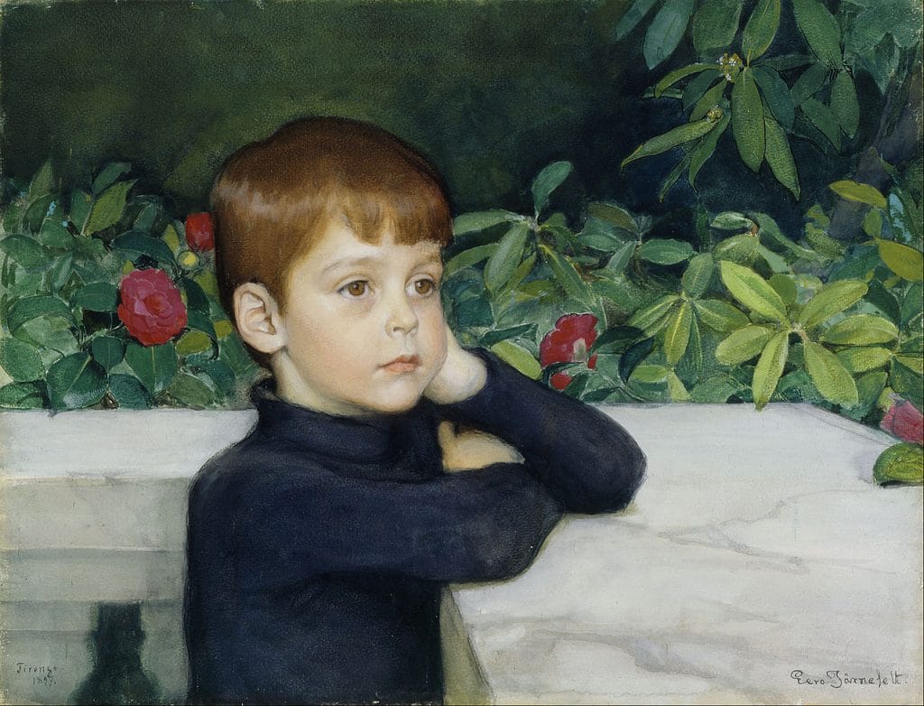 "Portrait of the Artist's Son," by Eero Järnefelt.