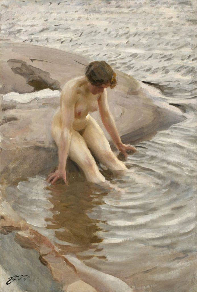 "Wet," by Anders Zorn.