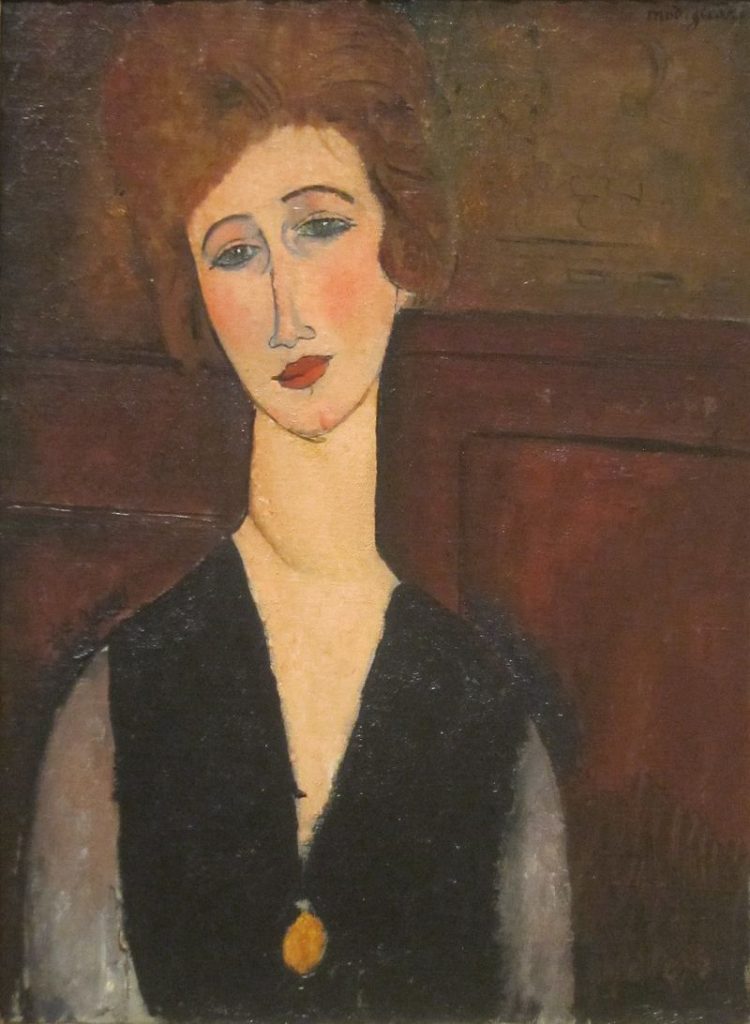 "Portrait Of A Woman," by Amedeo Modigliani.