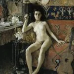 "Démasquée," by Akseli Gallen-Kallela.