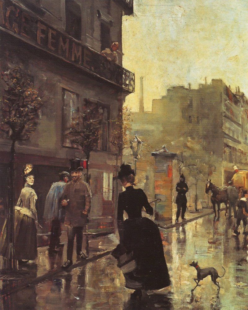 "Pariisin Bulevardi," by Akseli Gallen Kallela.