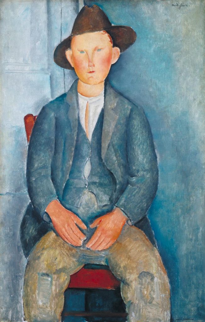 "The Little Peasant," by Amedeo Modigliani .