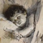 "Sleeping Child," by Anders Zorn.