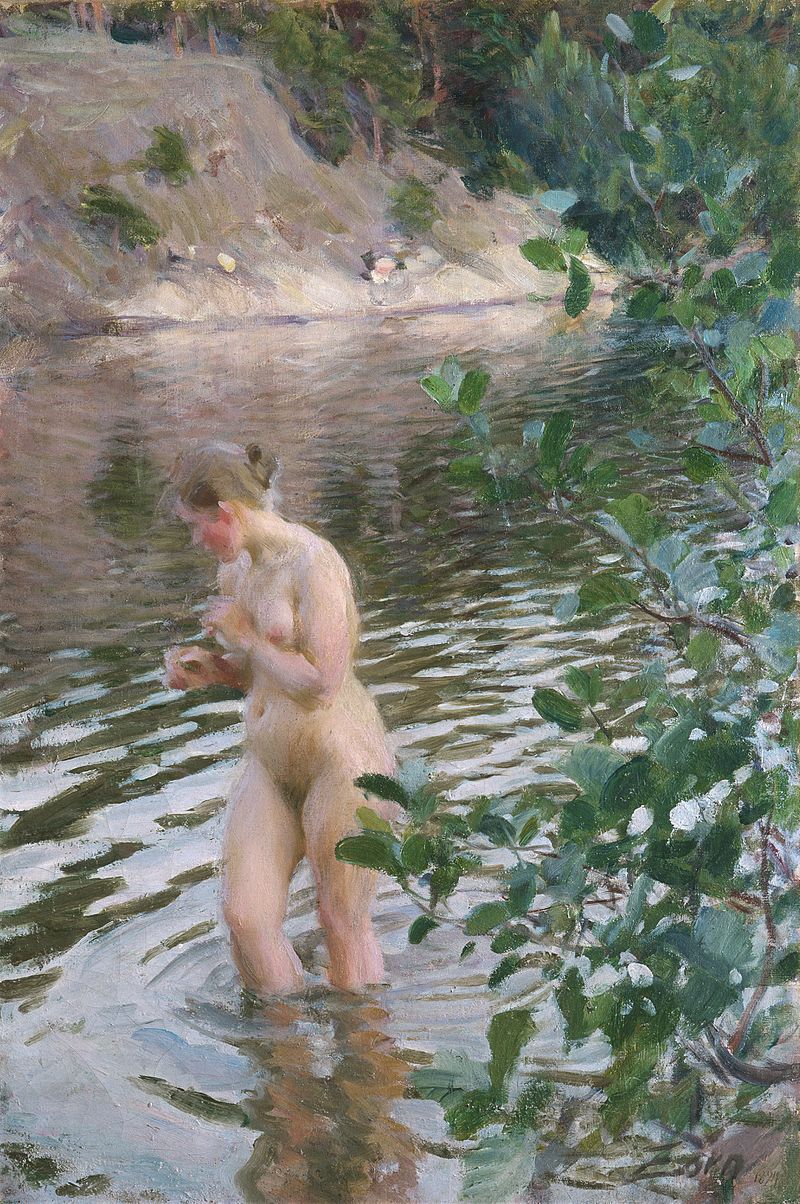 Inspiration: “Frileuse (Shivering Girl),” by Anders Zorn