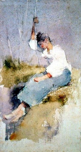 "Louise Breton Girl," by Elizabeth Adela Forbes.