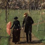 "In The Orchard Spring," by William Brymner.