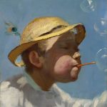 "The Bubble Boy," by Paul Peel.