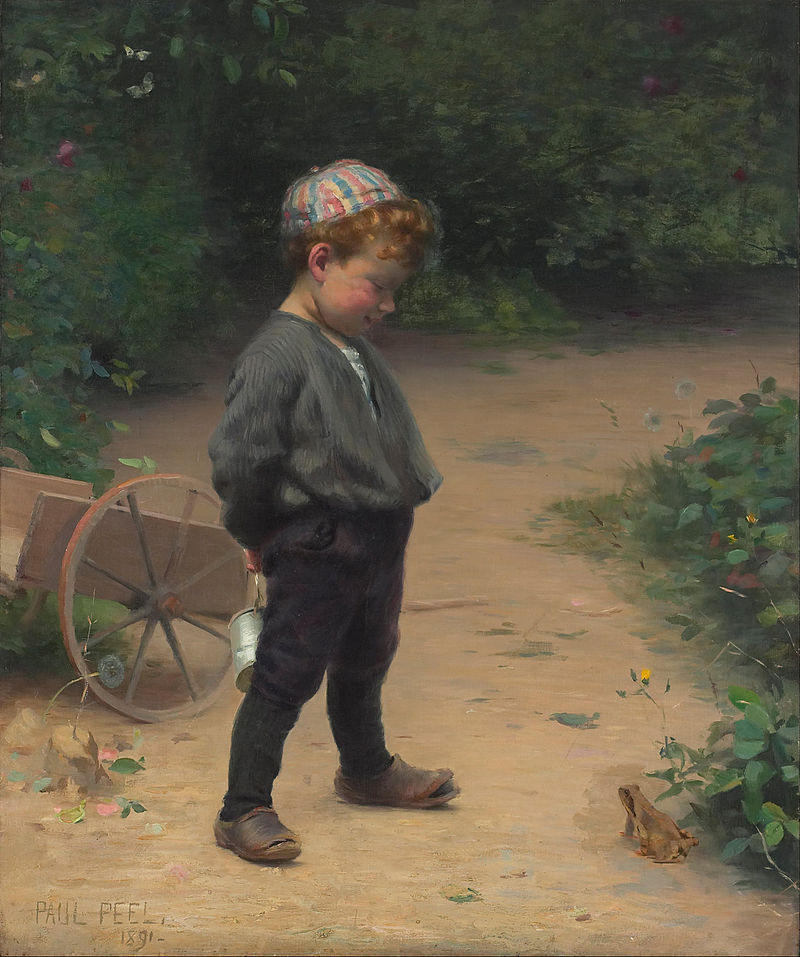 "The Young Biologist," by Paul Peel.