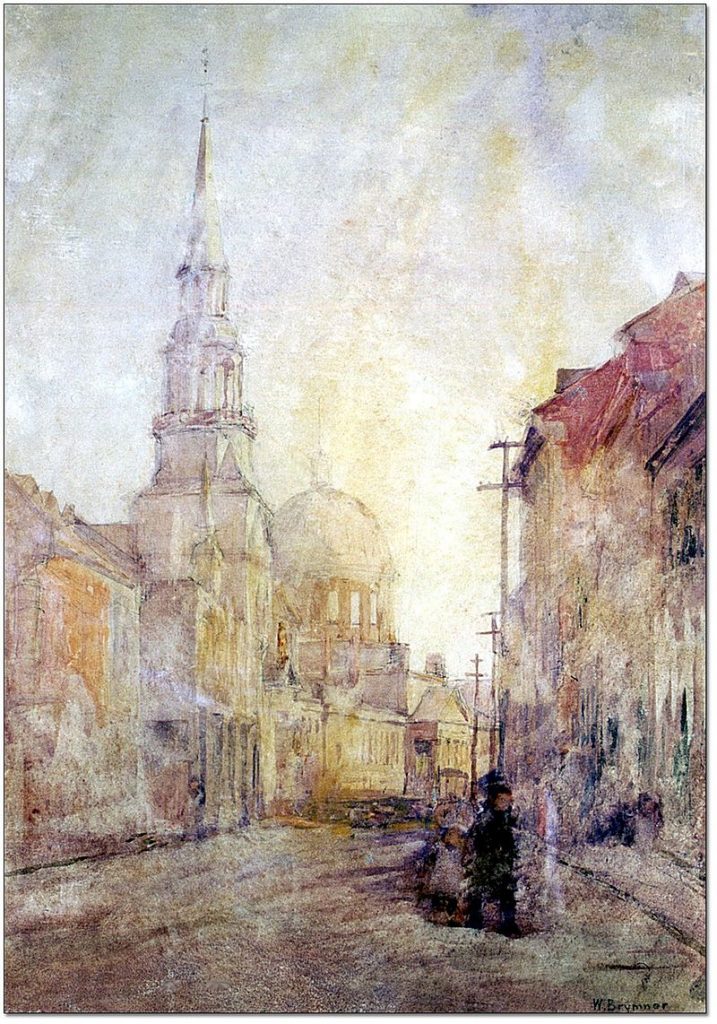 "Bonsecours Church and Market," by William Brymner