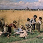 "On The Way to School," by Emile Claus.