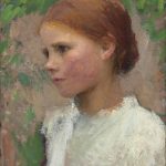 "Young Rural Girl," by George Clausen.