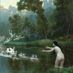"Leda and the Swan," by Jean Leon Gerome.