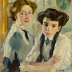 "Blonde and Brunette," by Leo Putz.