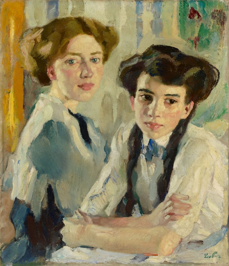 "Blonde and Brunette," by Leo Putz.