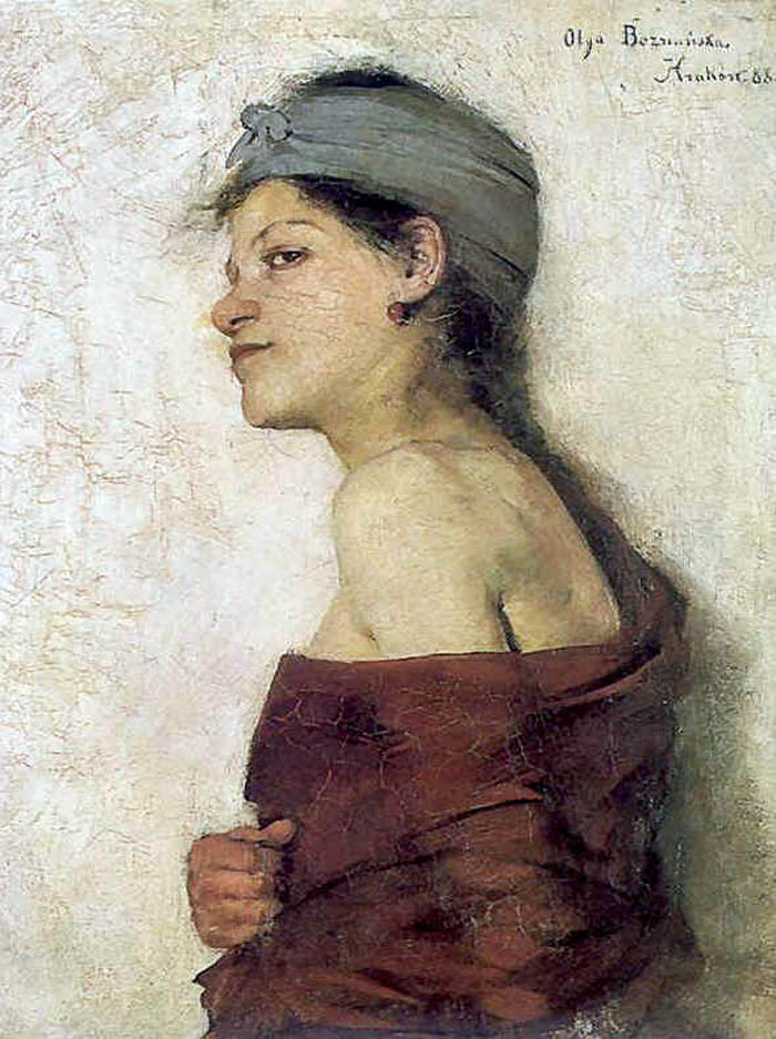 "Portrait of a Woman," by Olga Boznanska.