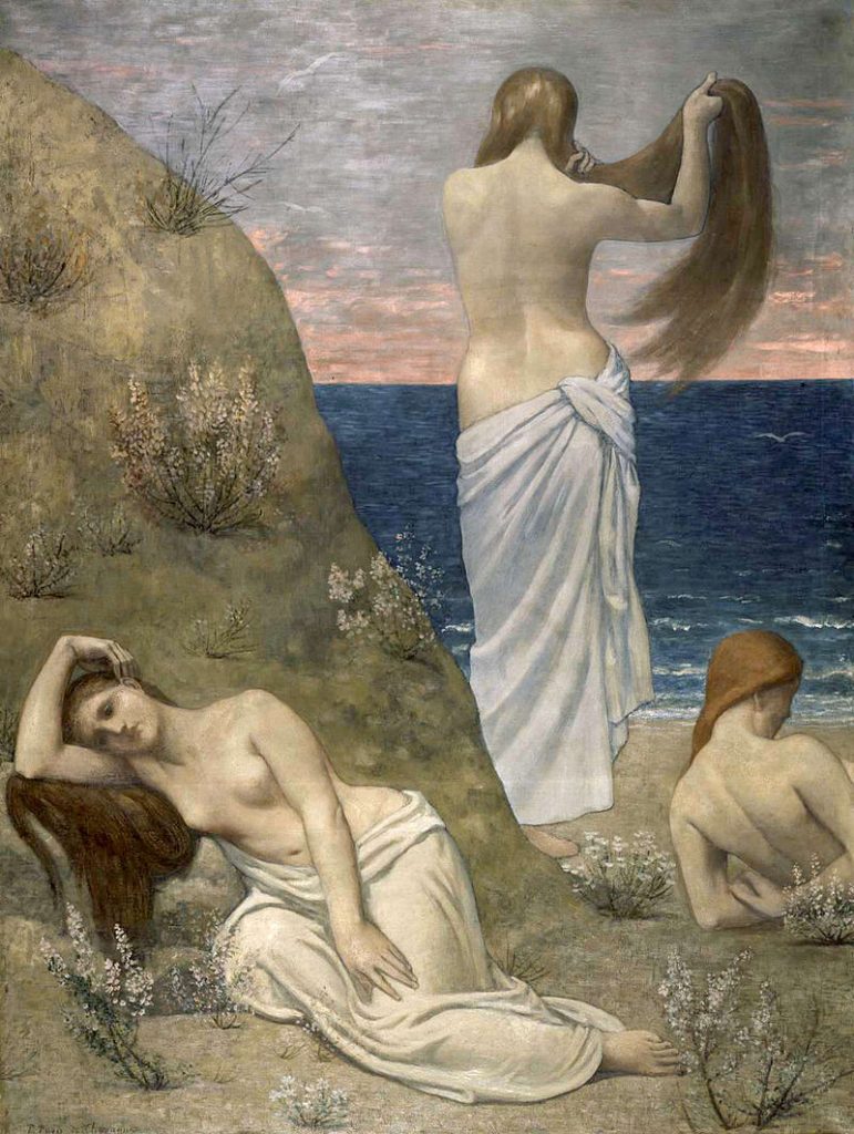 "On The Edge of the Sea," by Pieree Puvis de Chavannes.