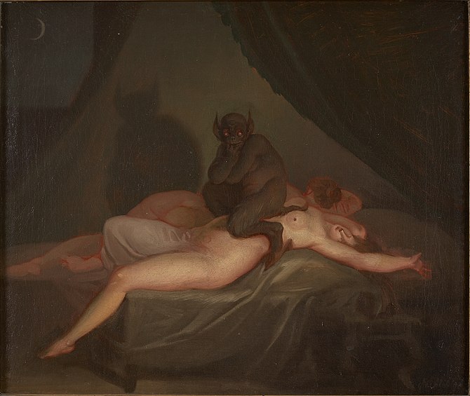 English: Nightmare (1800) by Nicolai Abraham A...