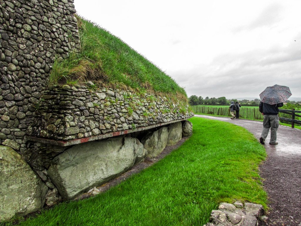 Newgrange can be circled by this path.