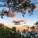 Sunset Mount Gibralfaro, Malaga, Spain.