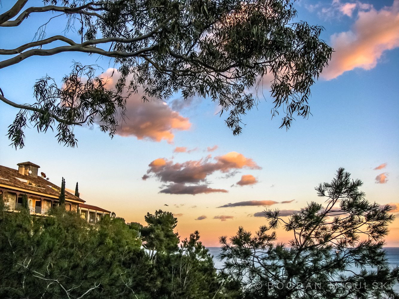 Andalusian Sunset: Castle of Gibralfaro in Malaga, Spain