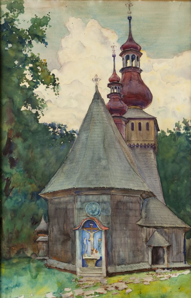 "Church in Rabce," by Aleksander Augustynowicz.