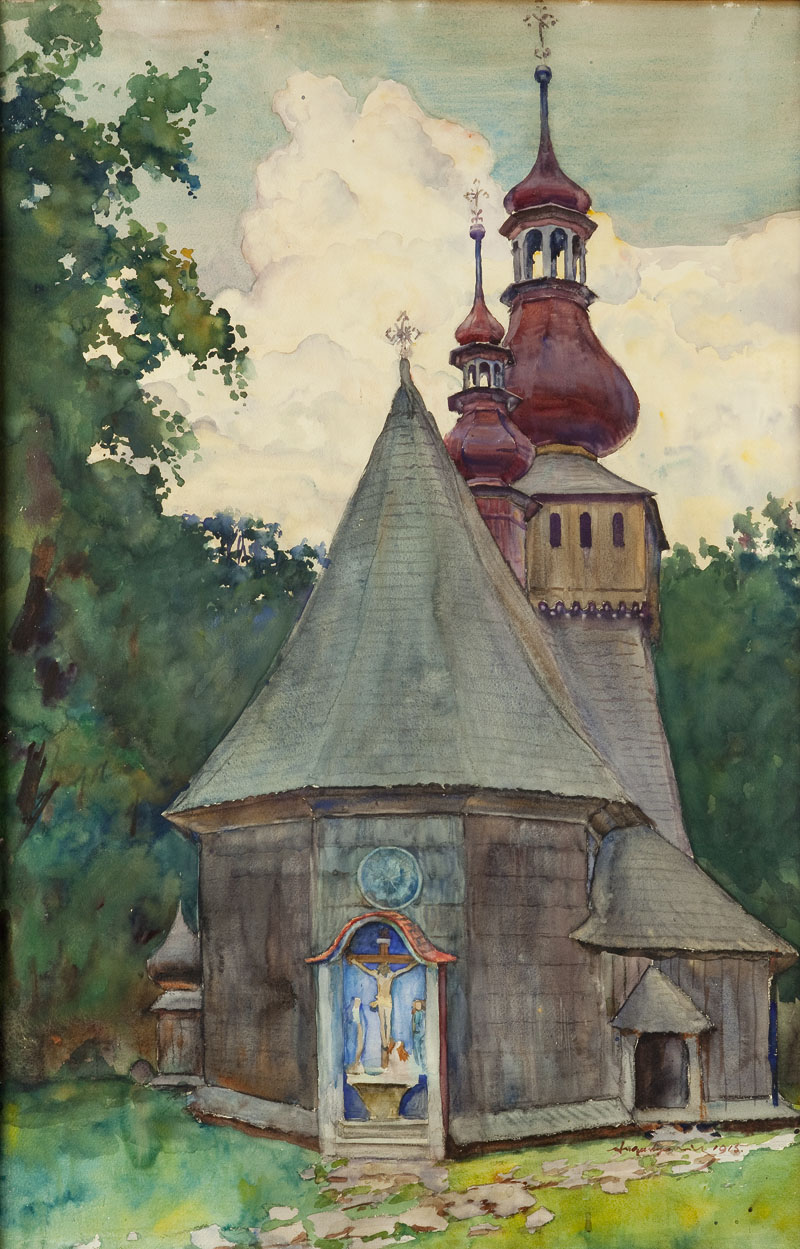 Inspiration: “Church in Rabka,” by Aleksander Augustynowicz