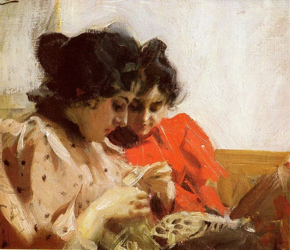 "Spetssöm," by Anders Zorn.