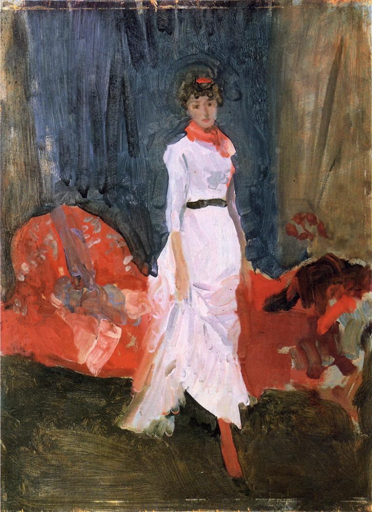 "Arrangement In Pink And Purple," by James McNeill Whistler.