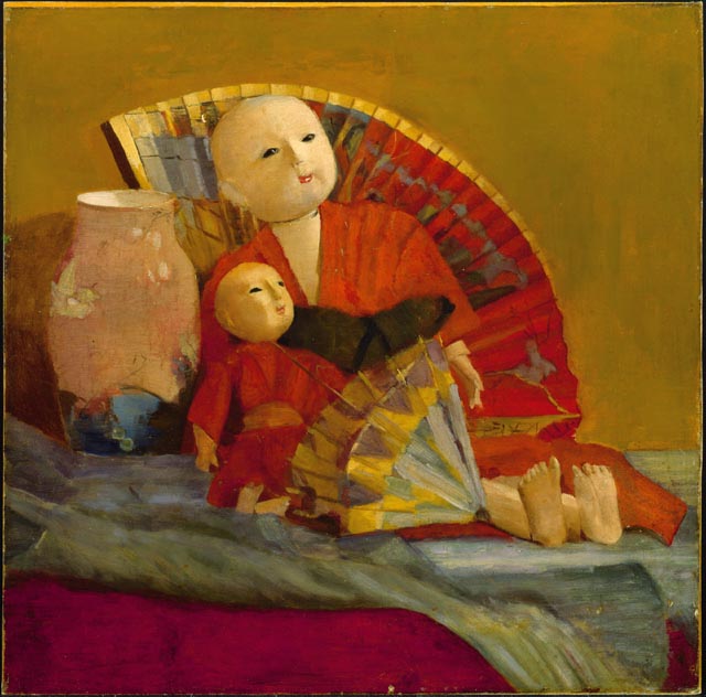 Inspiration: “Japanese Dolls and Fan,” by Paul Peel