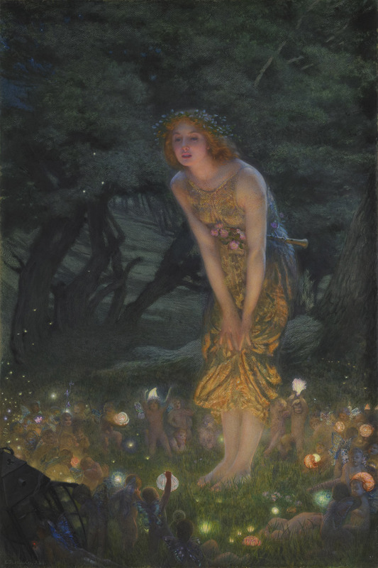 "Midsummer Eve," by Edward Robert Hughes.