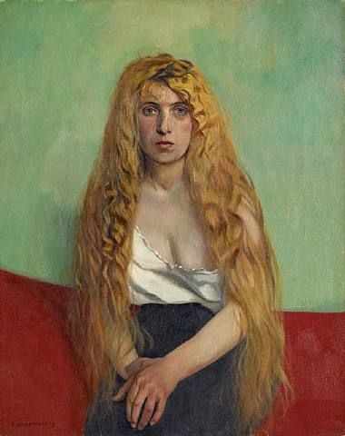 "La Chevelure Blonde," by Félix Vallotton.