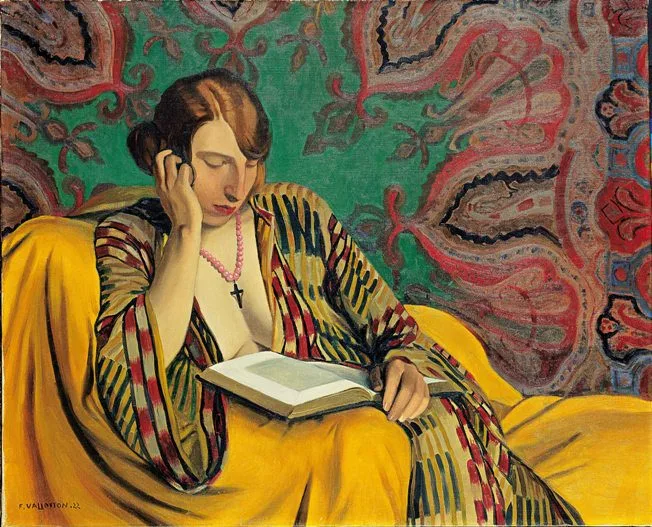 "La Liseuse," by Félix Vallotton.