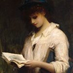 "Woman Reading," by Luke Fildes