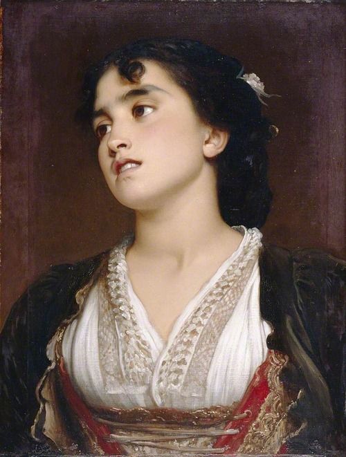 Inspiration: “A Roman Peasant Girl,” by Frederic Leighton
