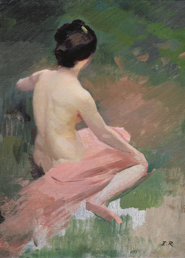 "Female Nude," by Jules Ernest Renoux.