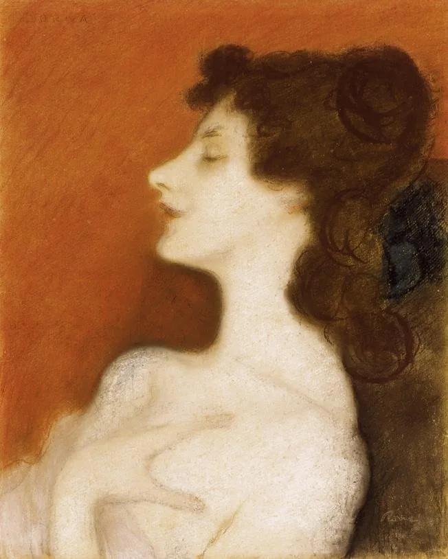 "Pihenö Zorka," by József Rippl-Rónai