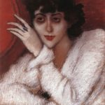 "Zorka In A Red Armchair," by József Rippl-Rónai