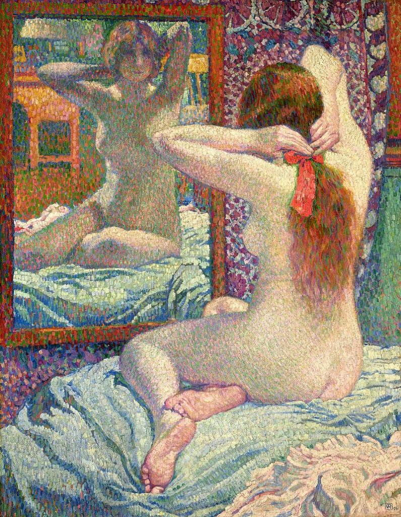 "Scarlett Ribbon," by Théo Van Rysselberghe.