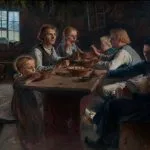 "Supper at a Finnish Farmhouse," by Venny Brofeldt.
