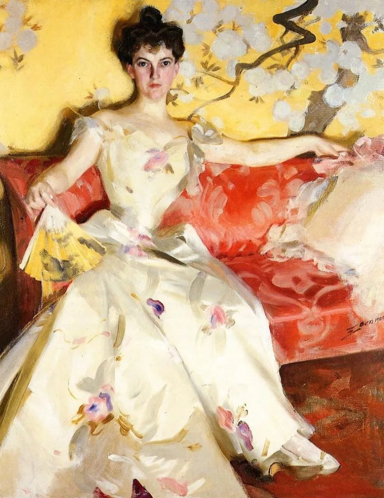 "Portrait of Elizabeth Sherman Cameron," by Anders Zorn.