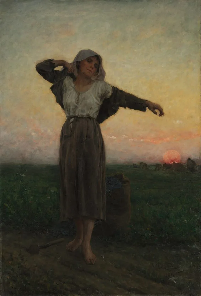"La Glaneuse Lasse," by Jules Breton