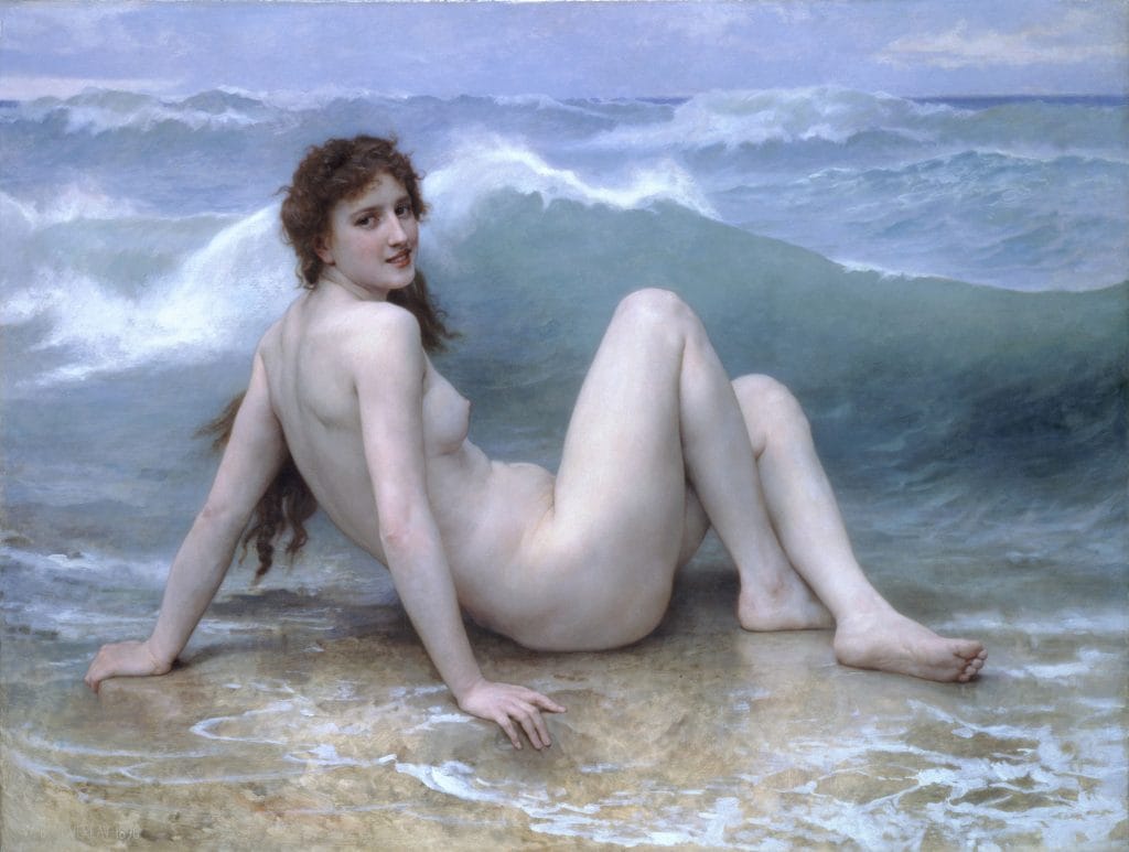 "The Wave," by William Adolphe Bouguereau, 1896.